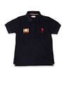 U.S. Polo Assn. Kids Boys Brand Appliqued Regular Fit Polo Shirt
