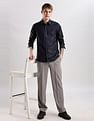 Calvin Klein Jeans Vertical Stripes Slim Fit Plain Woven Shirt