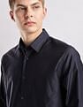 Calvin Klein Jeans Vertical Stripes Slim Fit Plain Woven Shirt