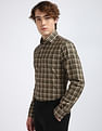 Tommy Hilfiger Melange Large Checked Regular Fit Shirt