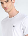 Calvin Klein Jeans Crew Neck Logo T-Shirt - Pack Of 2