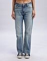 Calvin Klein Jeans Whiskered Bootcut-Fit Mid Rise Jeans