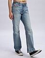 Calvin Klein Jeans Whiskered Bootcut-Fit Mid Rise Jeans