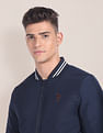 U.S. Polo Assn. Striped Detail Bomber Jacket