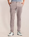 U.S. Polo Assn. Slim Straight Fit Satin Trousers