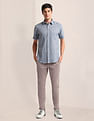 U.S. Polo Assn. Slim Straight Fit Satin Trousers