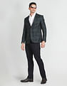 Arrow Tartan Check Knit Blazer