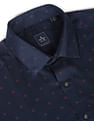 Arrow Dobby Weave Geometric Print Shirt