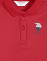U.S. Polo Assn. Kids Girls Cotton Solid Polo Shirt