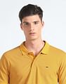 Flying Machine Pure Cotton Patterned Polo Shirt