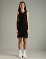 Tommy Hilfiger Cotton Round Neck Bodycon Dress