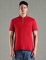 Tommy Hilfiger Solid Slim Fit Cotton Polo T-Shirt