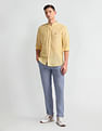 Arrow Sports Linen Blend Slim Fit Shirt