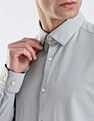 Calvin Klein Jeans Solid Slim Fit Plain Woven Shirt