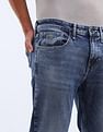 Flying Machine Slash Slim Tapered Stone Wash Jeans