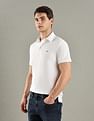 Tommy Hilfiger Solid Slim-Fit Cotton Polo T-Shirt
