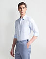 Arrow Patterned Weave Manhattan Slim Fit Shirt