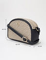 Tommy Hilfiger Logo Beige Pvc Sling Bag