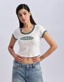 Calvin Klein Jeans Printed Slim Fit Cotton T-Shirt