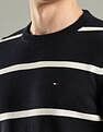 Tommy Hilfiger Striped Regular-Fit Cotton Sweater
