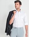 Arrow Vertical Stripe Manhattan Slim Fit Shirt