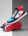U.S. Polo Assn. Men Myles Red Retro Court Mid Top Sneakers