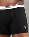 USPA Innerwear Mid Rise Solid 1667 Trunks - Pack Of 3