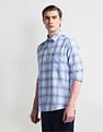 Arrow Sport Tartan Checks Twill Shirt