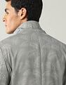 Arrow Zero Calorie Slim Fit All over printed Blazer