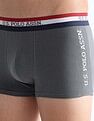 U.S. Polo Assn. Solid Antibacterial ET002 Trunks - Pack Of 2