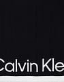 Calvin Klein Men Contrast Logo Jacquard Scarf