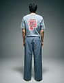 Flying Machine Cobain Loose Fit Solid Cargos