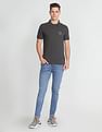 Flying Machine Appliqued Pique Polo Shirt
