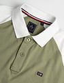 Arrow Sports Colour Block Cotton Polo Shirt