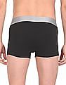 Calvin Klein Underwear Men Assorted Branded Waist Mid Rise Trunks - Pack Of 3