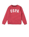 U.S. Polo Assn. Kids Boys Brand Printed Regular Fit Sweatshirt
