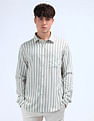 Flying Machine Regular Fit Striped Shirt