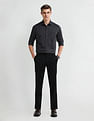 Arrow Manhattan Slim Self-design Cotton Shirt