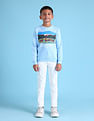 U.S. Polo Assn. Kids Boys Printed Regular Fit Sweatshirt