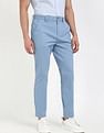 Tommy Hilfiger Kids Blue Solid Trousers for Smart Casual