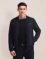 U.S. Polo Assn. Regular Fit Striped Bomber Jacket