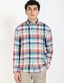 Tommy Hilfiger Checks Regular-Fit Linen Shirt