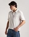 Calvin Klein Jeans Solid Regular-Fit Cotton Polo T-Shirt