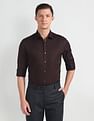 Arrow Floral Print Cotton Formal Shirt