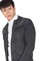 Flying Machine Washed Denim Jacket