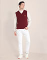 U.S. Polo Assn. Sleeveless Solid V-Neck Sweater