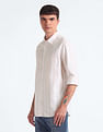 Flying Machine Vertical Stripe Slim Fit Shirt