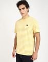 Tommy Hilfiger Logo Striped Regular-Fit Cotton T-Shirt