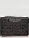 Tommy Hilfiger Printed Black Polyester Sling Bags