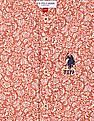 U.S. Polo Assn. Kids Boys Mandarin Collar Floral Print Cotton Shirt